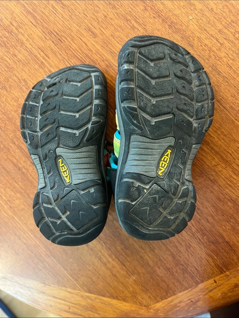 Kids Keen Multi-Color Outdoor Sandals - Rainbow Straps
